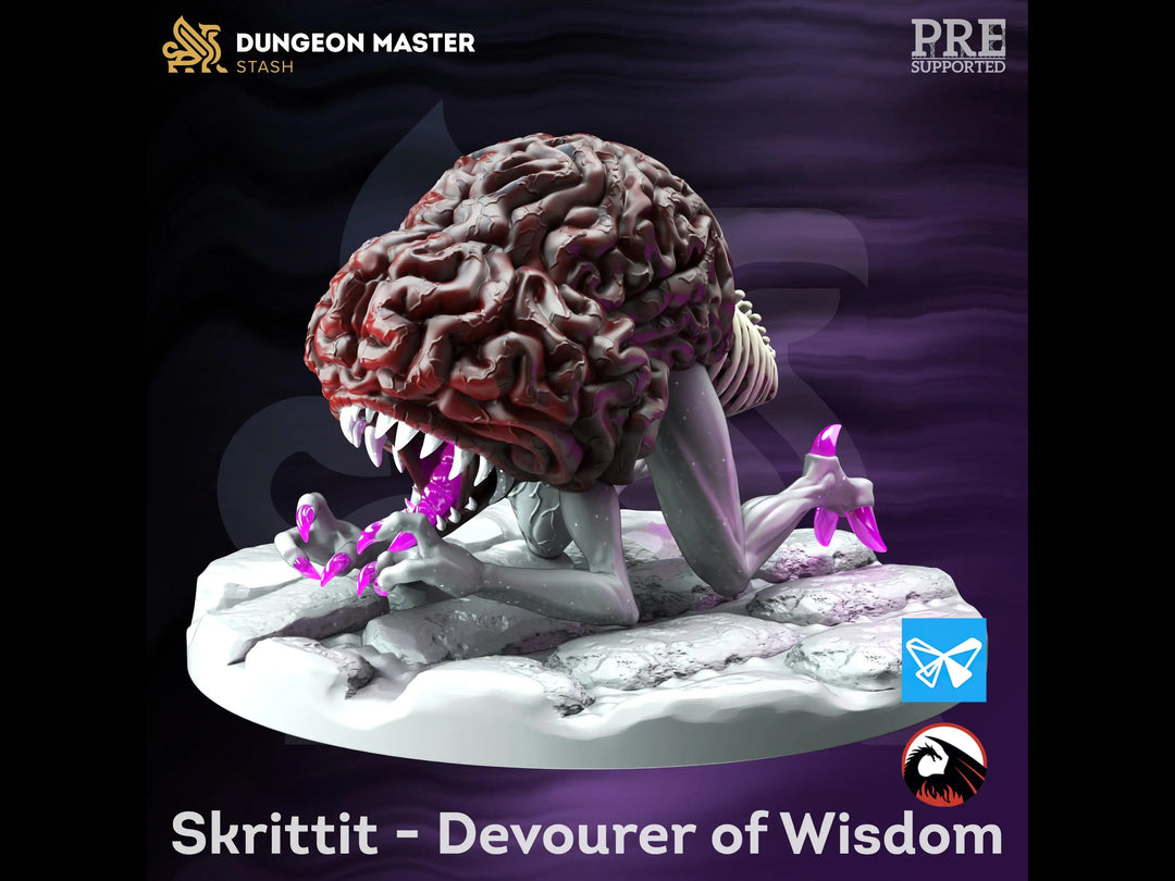 Skrittit - Devourer of Wisdom - Brawn & Brains by Dungeon Master Stash | Printing Services by Uproar Design & Print