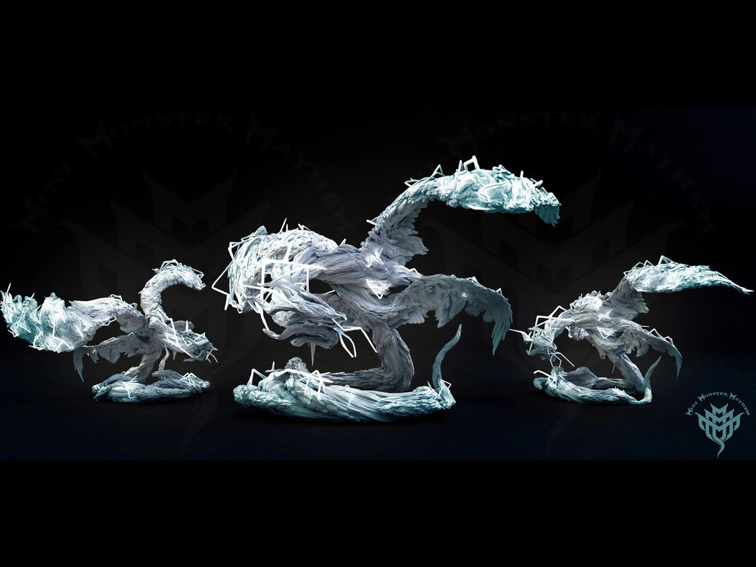 Storm Elemental Dragon - (Pre 2022) by Mini Monster Mayhem | Printing Services by Uproar Design & Print