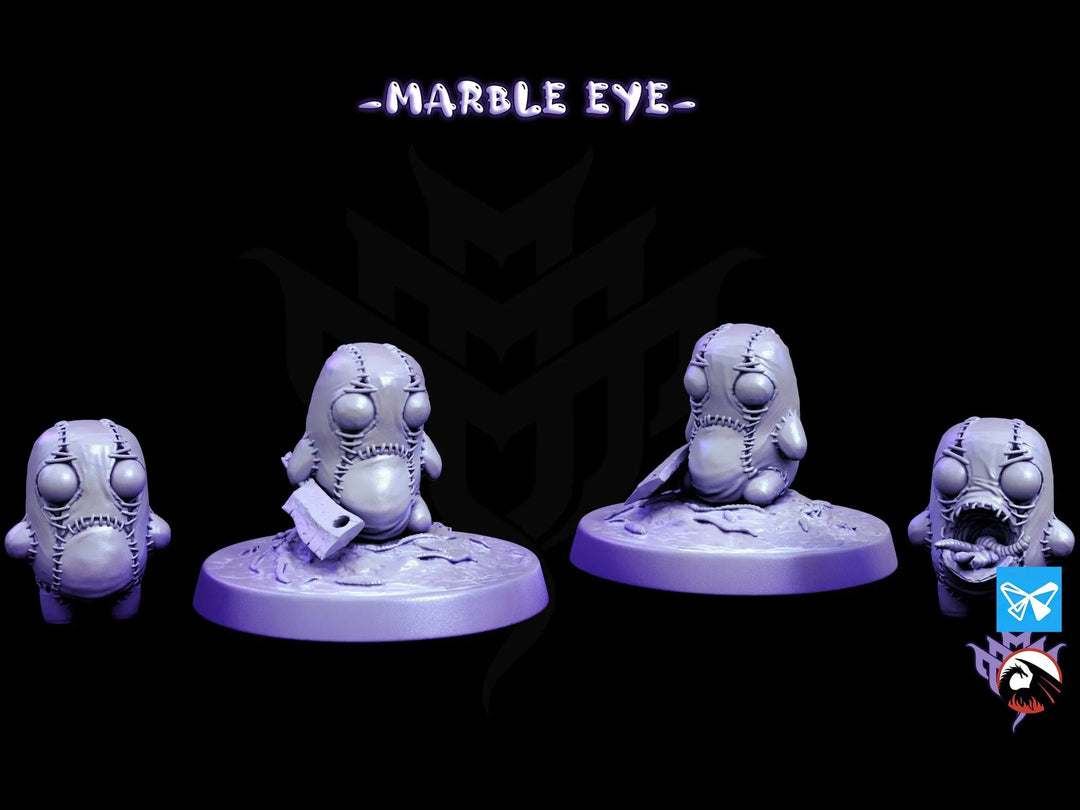 The Marble Eye - Adorable Nightmares by Mini Monster Mayhem | Printing Services by Uproar Design & Print