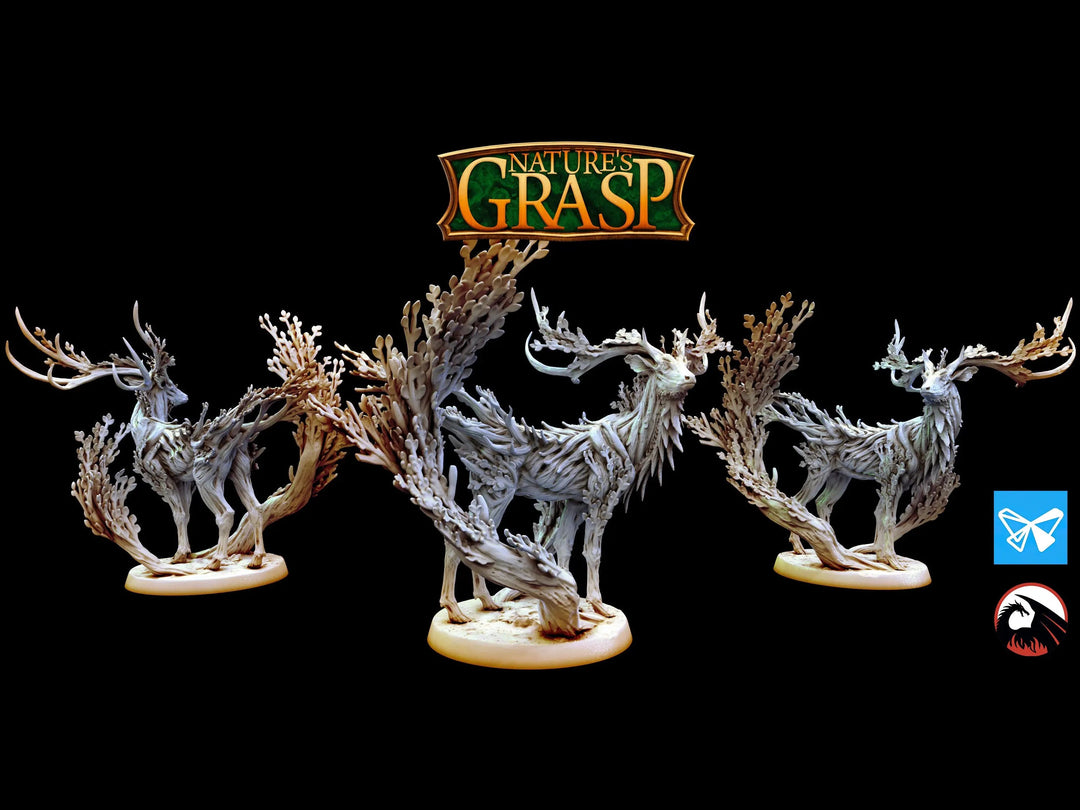 Thicket Stag - Nature's Grasp by Mini Monster Mayhem | Printing Services by Uproar Design & Print