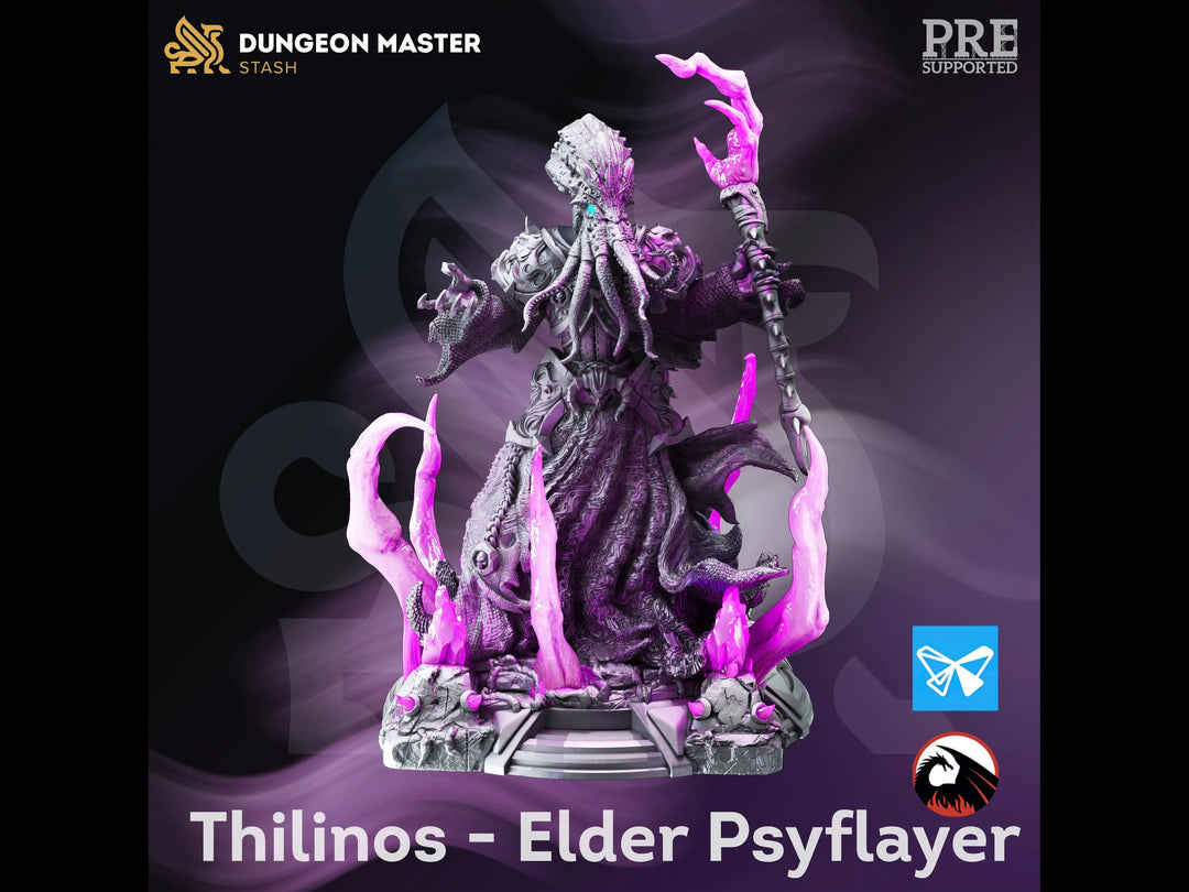 Thilinos - Elder Psyflyer - Brawn & Brains by Dungeon Master Stash | Printing Services by Uproar Design & Print