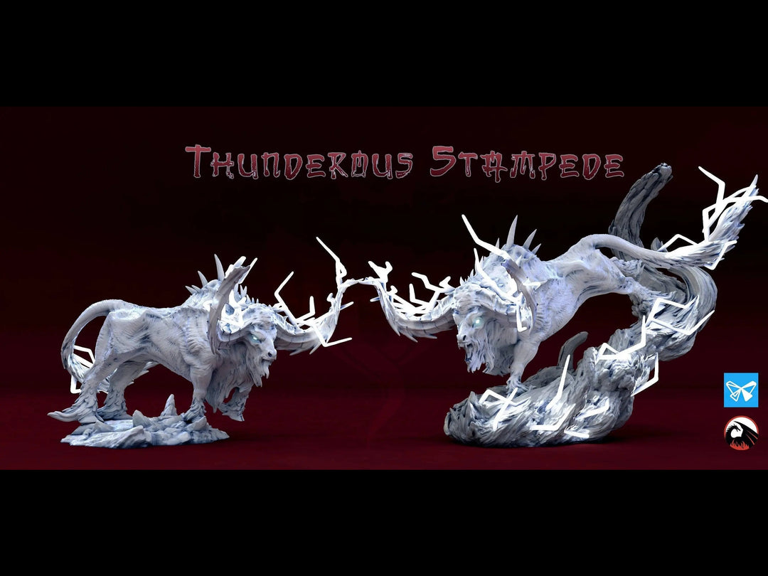 Thunderous Stampede -  Dynasty of the Wild by Mini Monster Mayhem | Printing Services by Uproar Design & Print