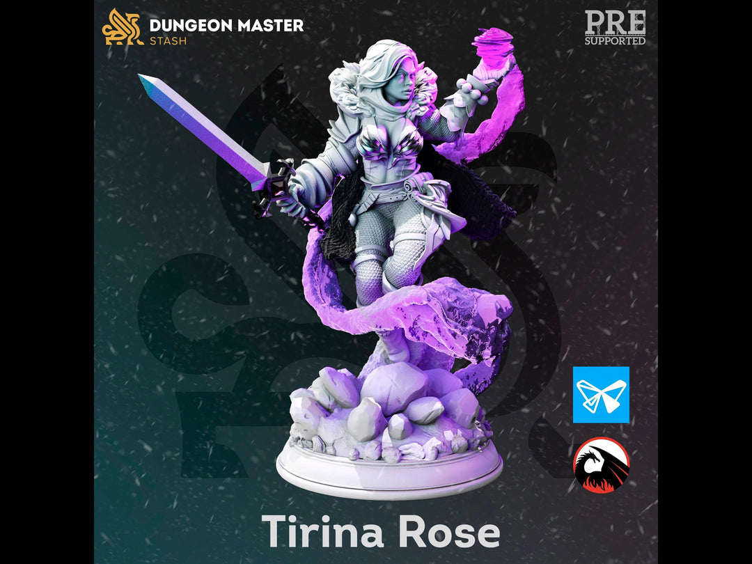 Tirina Rose - Frozen Wastes of Oldavor by Dungeon Master Stash | Printing Services by Uproar Design & Print
