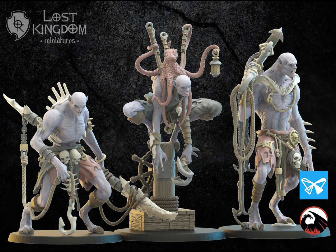 Vycanthropes Looters (Measuring Incomplete. Figure is Missing its right arm. Keep In draft) Lost Kingdom