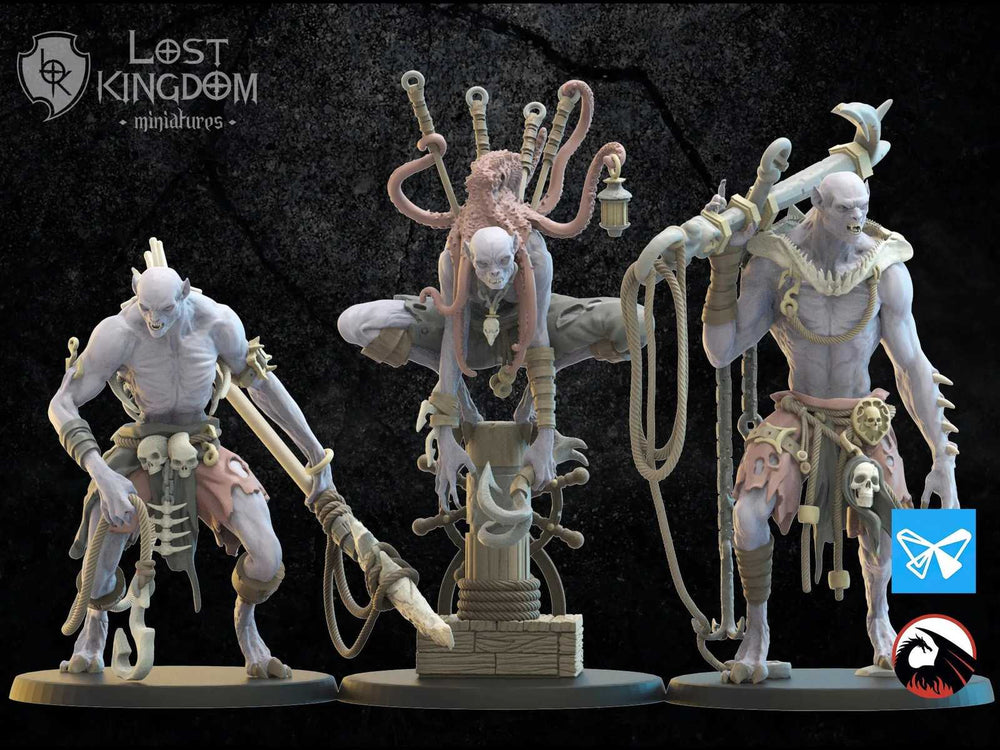 Vycanthropes Looters (Measuring Incomplete. Figure is Missing its right arm. Keep In draft) Lost Kingdom