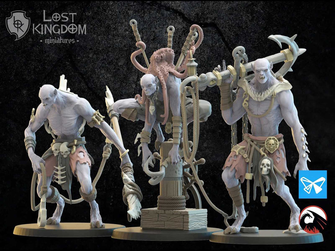 Vycanthropes Looters (Measuring Incomplete. Figure is Missing its right arm. Keep In draft) Lost Kingdom