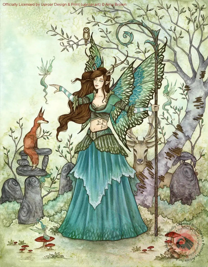 Woodland Gathering Amy Brown